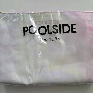 Poolside New York White Wristlet Pouch